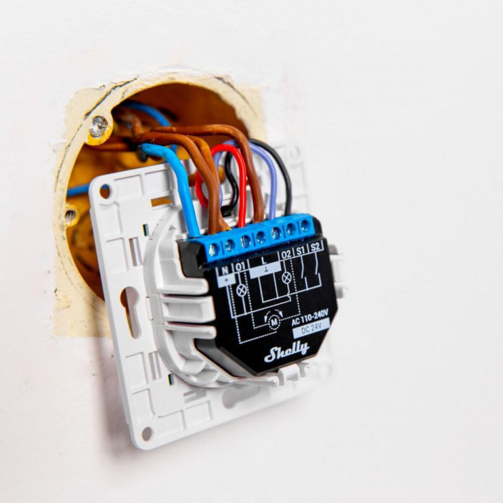 Lichtschakelaar Shelly WS1 WHITE Wit