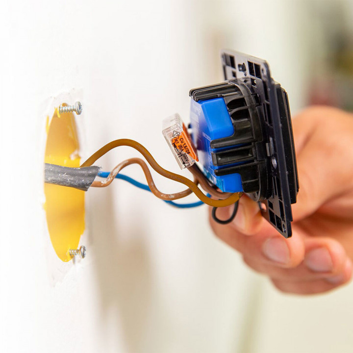 Interruttore luce Shelly WS2 BLACK Nero