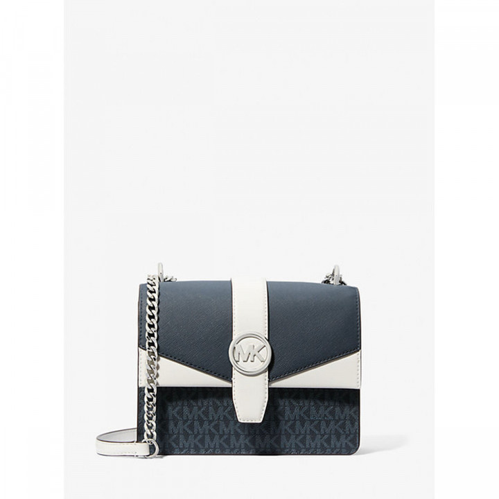 Shoulder Bag Michael Kors VOYAGER Blue 21 x 15 x 8 cm