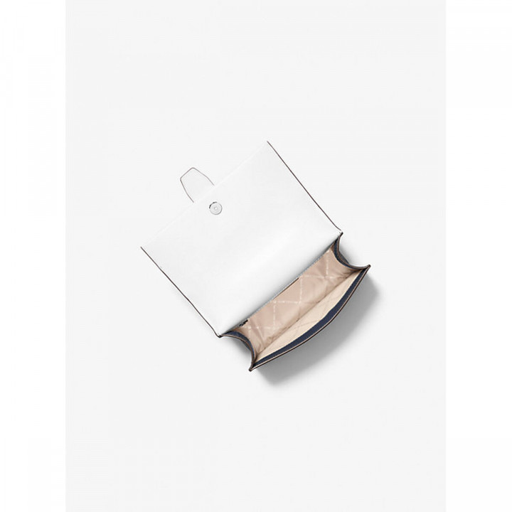 Borsa a Tracolla Michael Kors VOYAGER Azzurro 21 x 15 x 8 cm