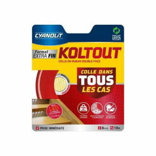 Cinta de Doble Cara Cyanolit 10 m 8 mm