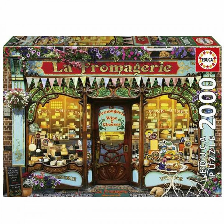 Puzzle Educa The fine cheese shop 2000 Piezas
