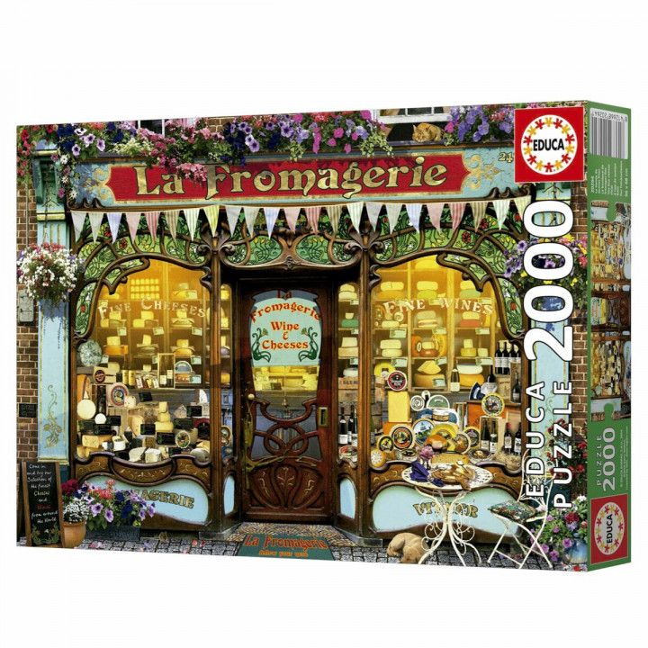 Puzzle Educa The fine cheese shop 2000 Piezas