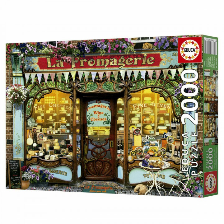 Puzzle Educa The fine cheese shop 2000 Stücke