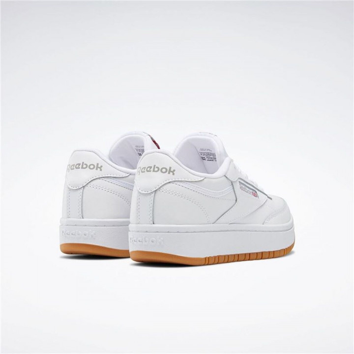 Sports Shoes for Kids Reebok Club C Double White