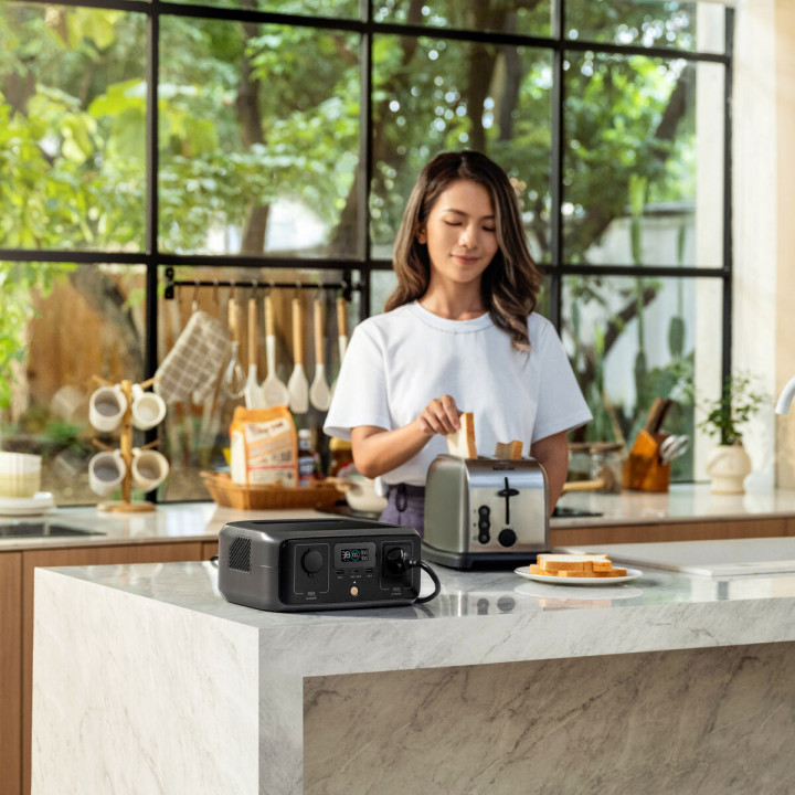 Draagbare generator op zonne-energie Ecoflow RIVER 3 UPS