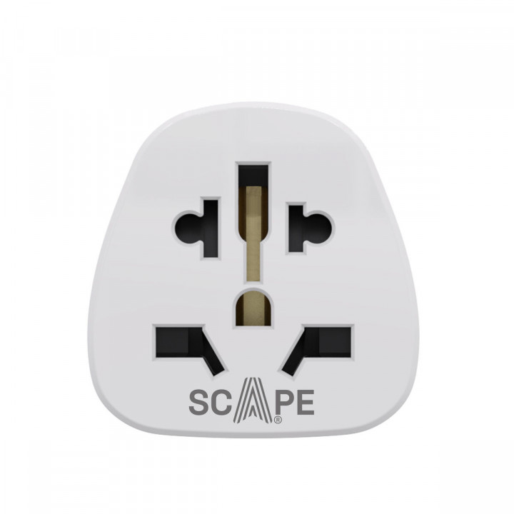 Plug adapter Scape Travel 830US Plastic 10 A