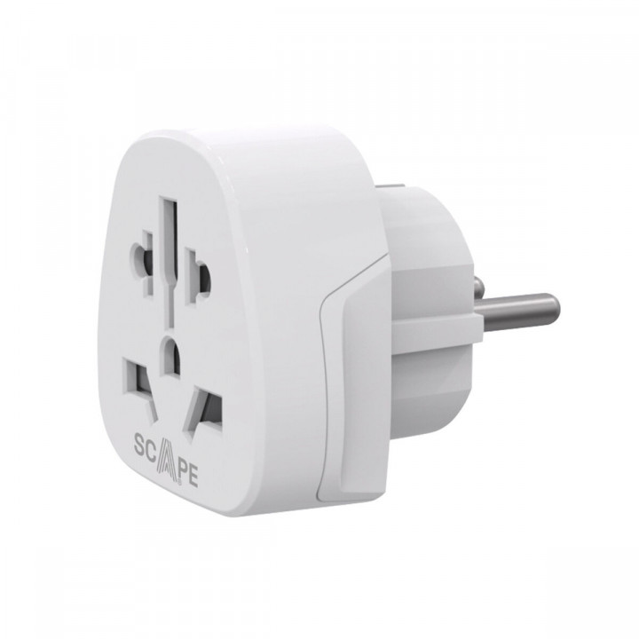 Plug adapter Scape Travel 830DE (2PCS) Plastic