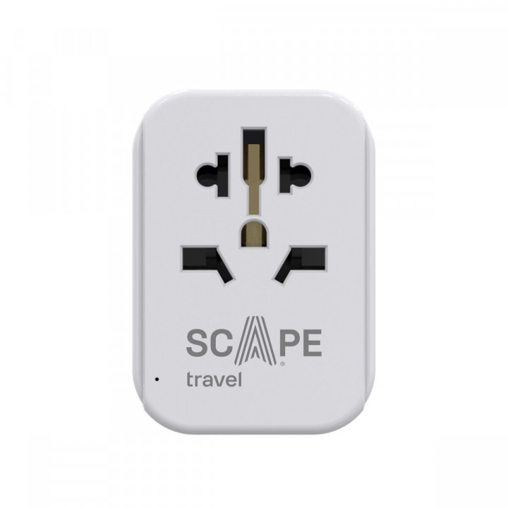 Ladrón de enchufe Scape Travel 830C-DE Plástico
