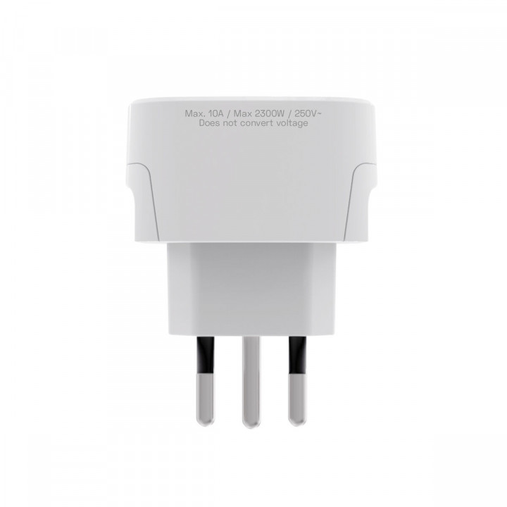 Plug adapter Scape Travel 830IT Plastic 10 A