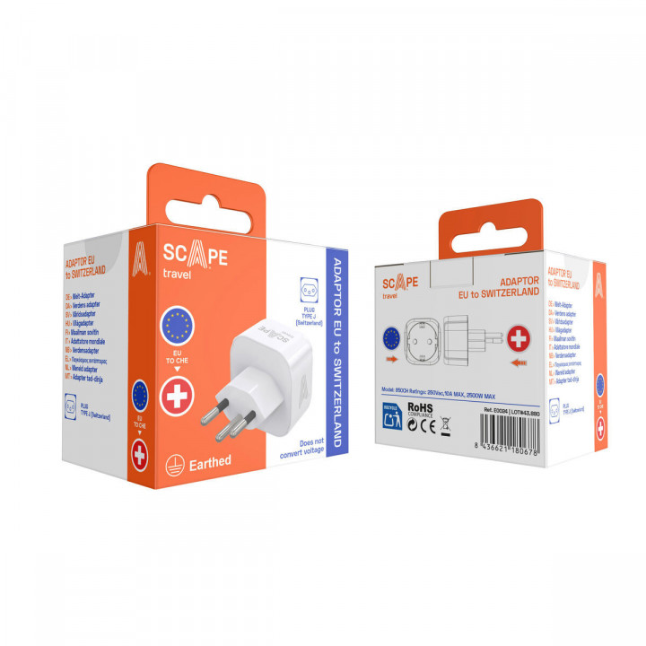 Stekkerdoos Scape Travel 850CH Plastic