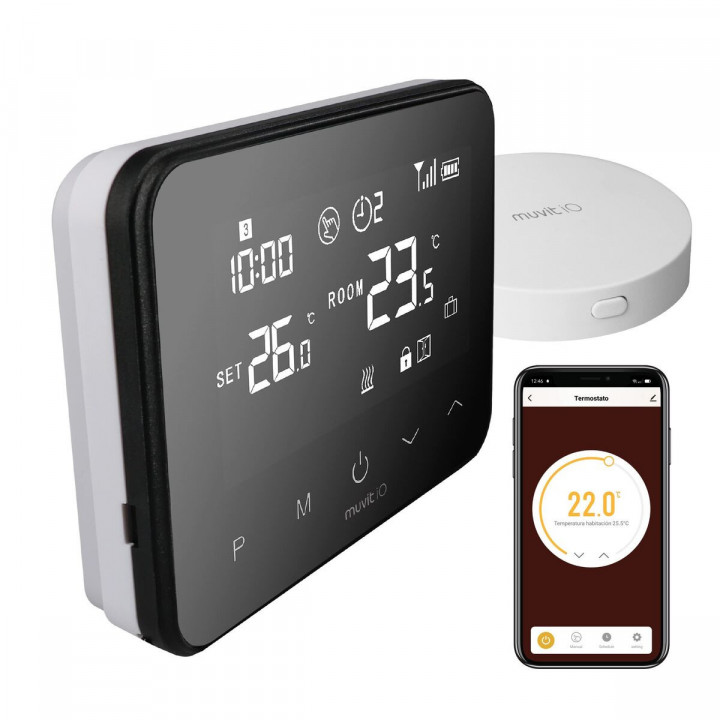 Thermostat Muvit iO Weiß