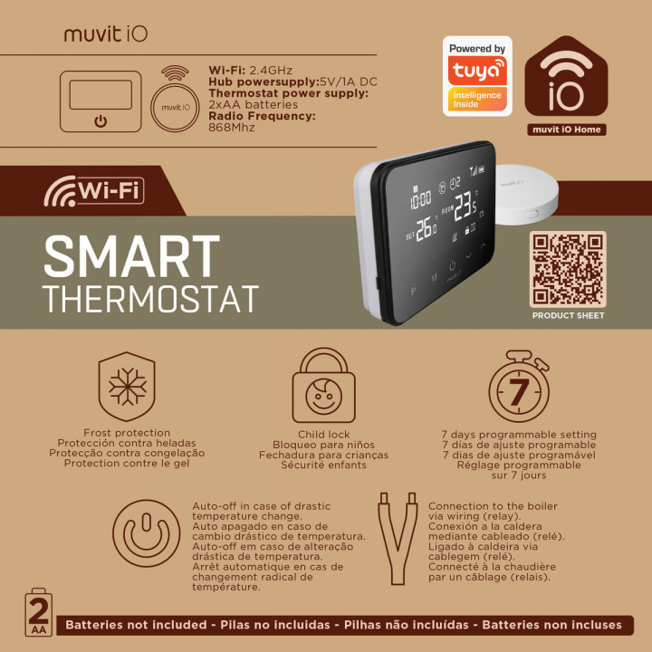 Thermostaat Muvit iO Wit
