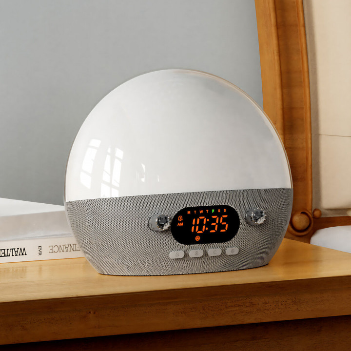 muvit iO lámpara despertador Wi-Fi con altavoz Bluetooth