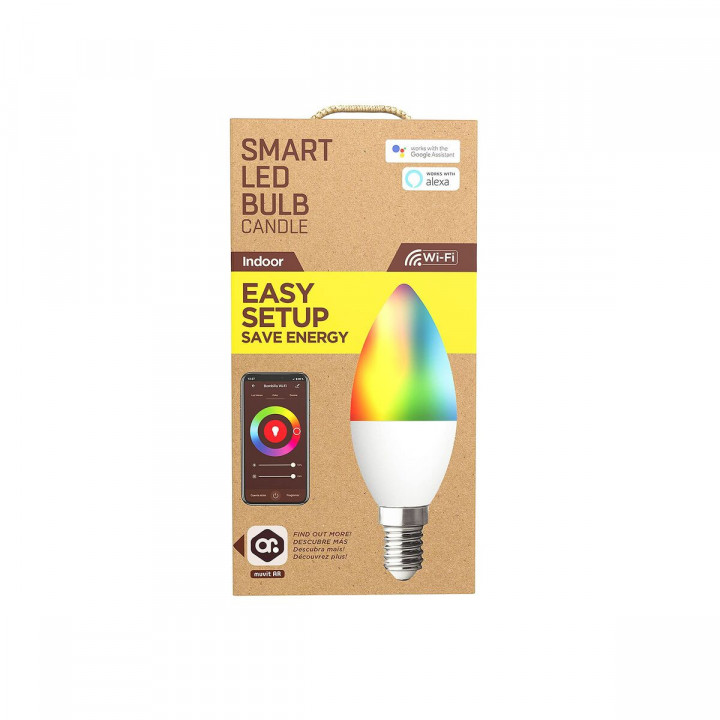 Smart Gloeilamp Muvit MIOBULB006 Wit Warm wit RGB F 5 W E14 450 lm (2700 K) (6500 K)