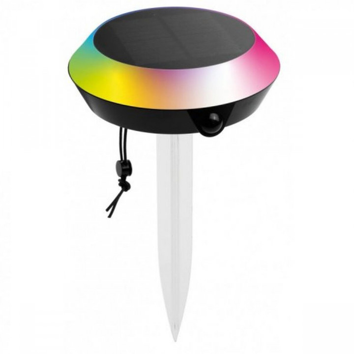 Lampada ad energia solare Muvit MIOSGL001 G 1,5 W Bianco Multicolore E27 IP65 RGB (2700 K) (6500 K)