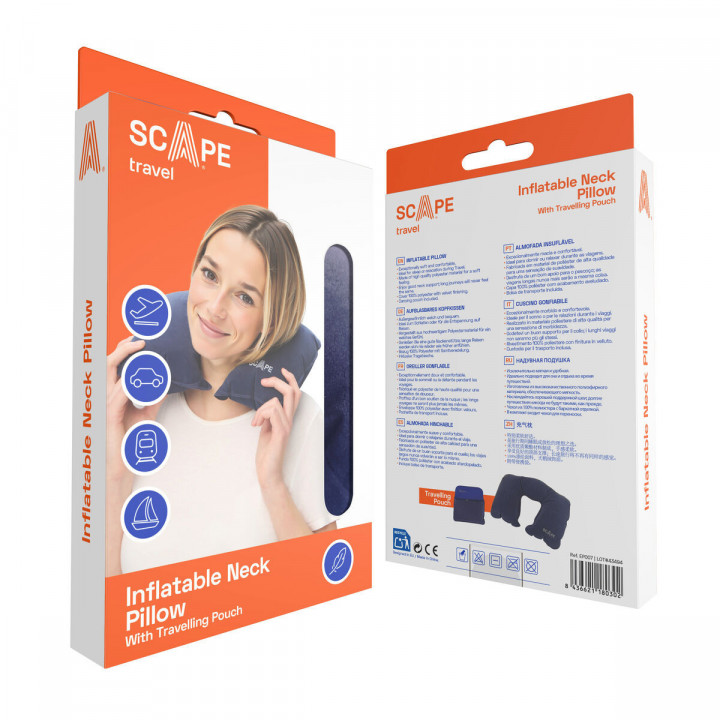 Cuscino Cervicale Scape Travel Azzurro