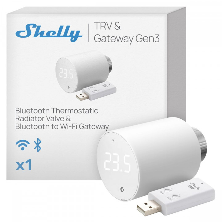 Thermostaat Shelly SHELLY BLU TRV Wit