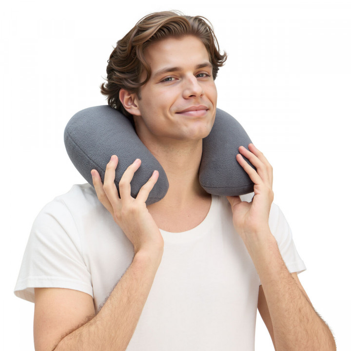 Neck Pillow Scape Travel Grey
