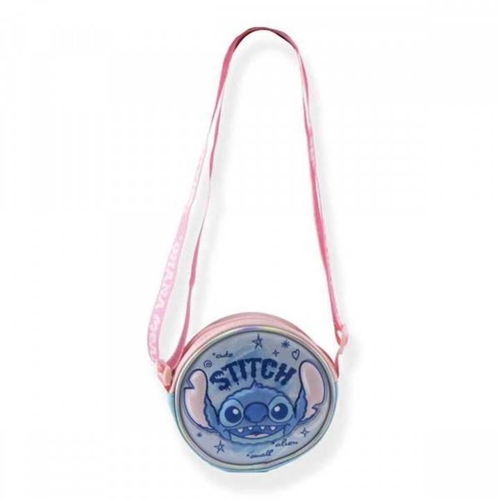 Sac à Bandoulière Stitch Bleu 13 x 13 x 4 cm