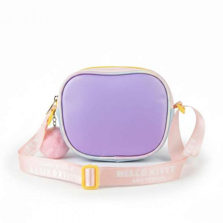 Sac à Bandoulière Hello Kitty Rose 14,5 x 10,5 x 4 cm