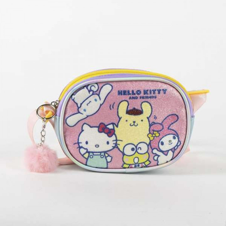 Bolso Bandolera Hello Kitty Rosa 14,5 x 10,5 x 4 cm