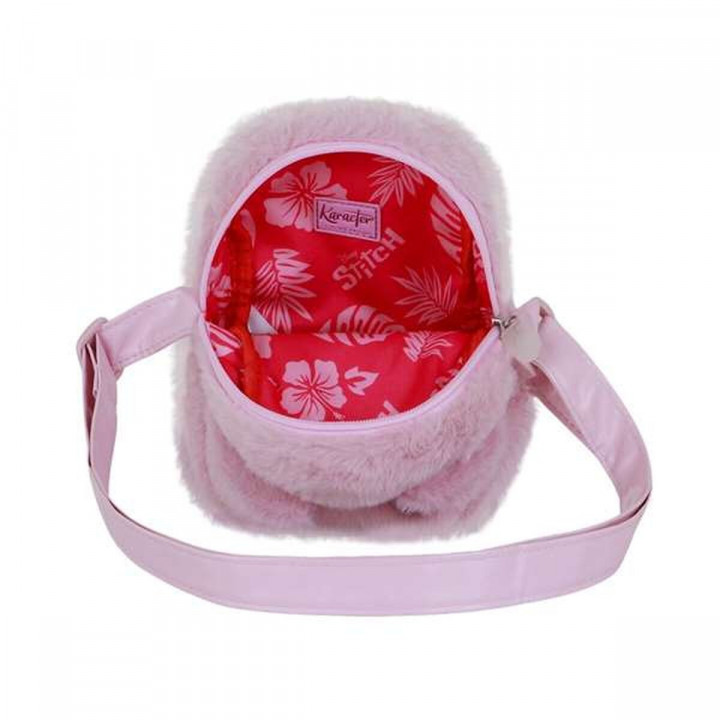 Sac à Bandoulière Lilo & Stitch Rose 19 x 14 x 7 cm