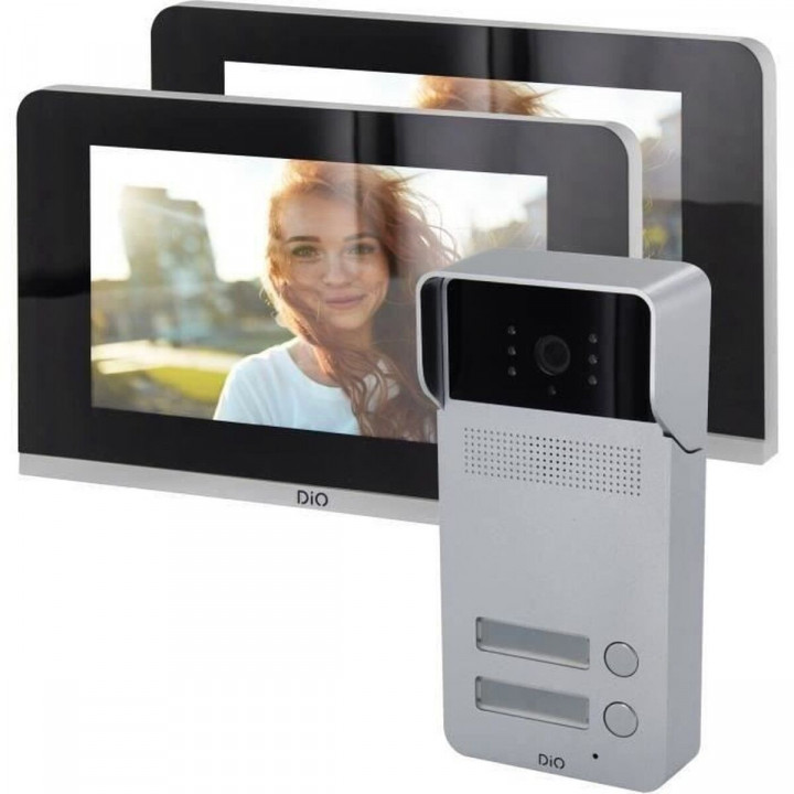 Smart Video-Porter Chacon Grijs 2 Onderdelen