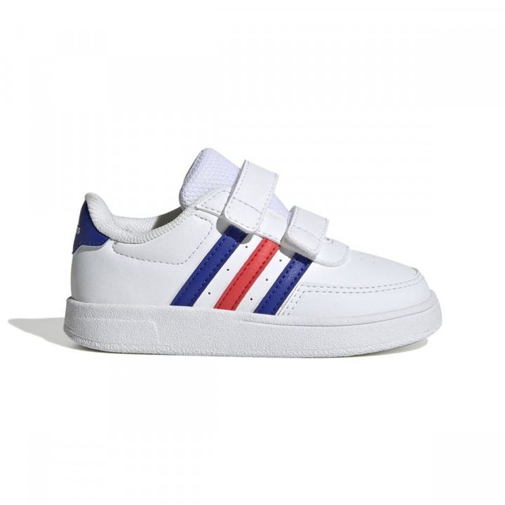 Sports Shoes for Kids Adidas Breaknet Lifestile Court Lace Strap White