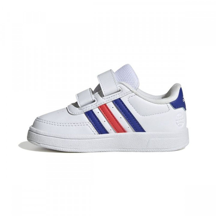 Kinder Sportschuhe Adidas Breaknet Lifestile Court Lace Strap Weiß