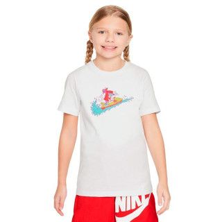 Child's Short Sleeve T-Shirt Nike Sportswear Big White
