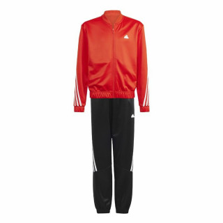 Children's Tracksuit Bottoms Adidas 3Stripes Red