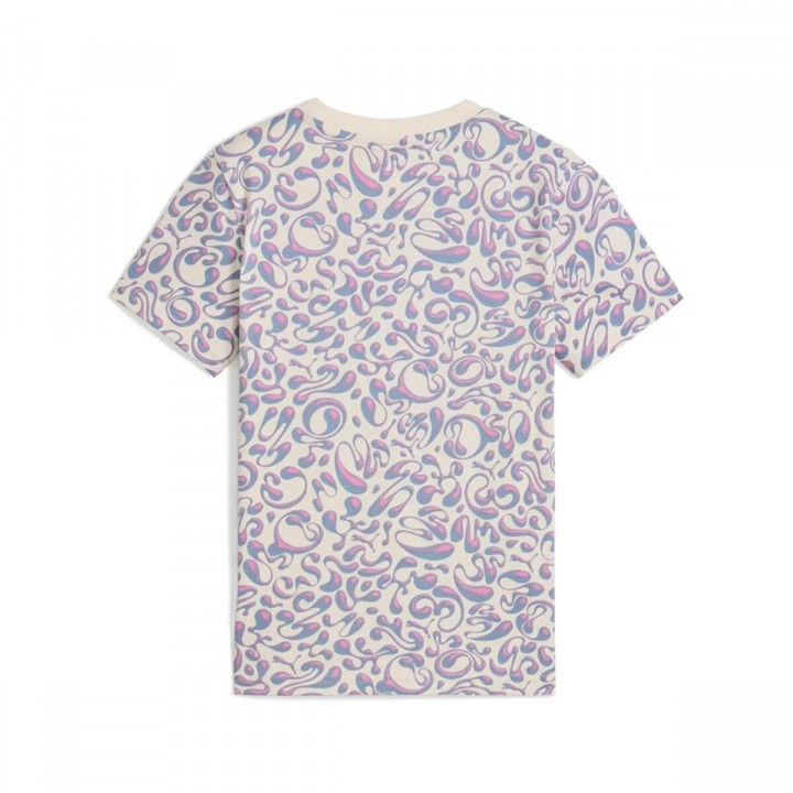 T shirt à manches courtes Enfant Puma Tweenerverse Aop Beige