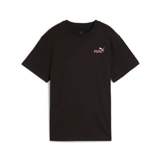Child's Short Sleeve T-Shirt Puma Essentials 2 Color Black