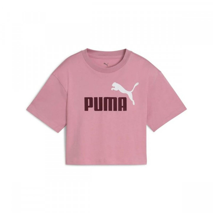 Camiseta de Manga Corta Infantil Puma Essentials 2 Color No. 1 Rosa
