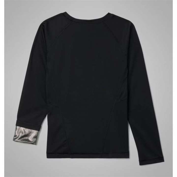 Langarm T-Shirt für Kinder Columbia Midweight Crew 2 Schwarz