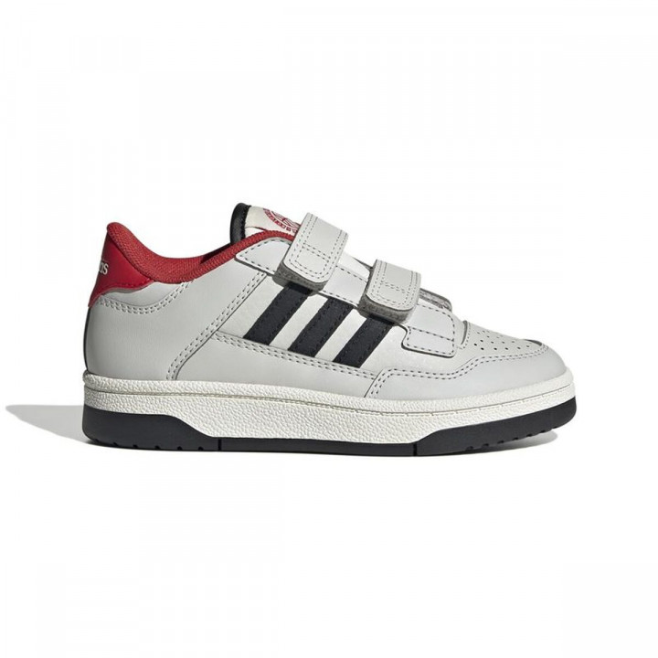 Chaussures de Sport pour Enfants Adidas Rapid Court Cf Gris clair