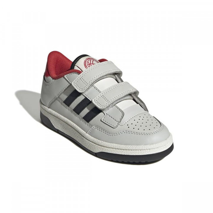 Zapatillas Deportivas Infantiles Adidas Rapid Court Cf Gris claro