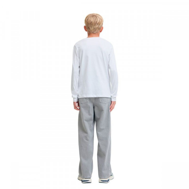 Children’s Long Sleeve T-shirt Jack & Jones Jjurban Ls Crew Neck White
