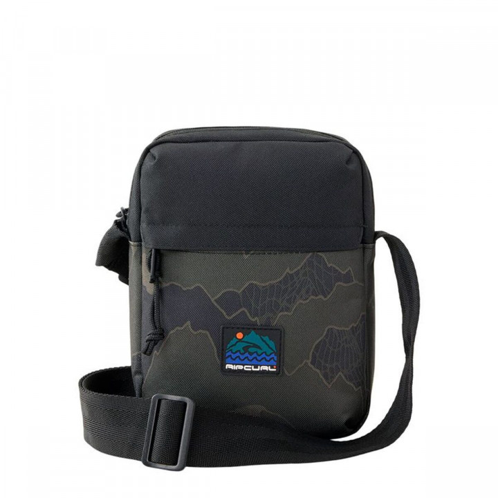 Umhängetasche Rip Curl No Idea Pouch Search Camo Schwarz