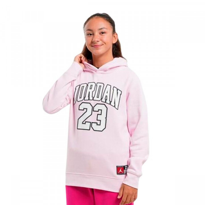 Sudadera con Capucha Niña Jordan Jordan Hbr Flc Po Hoodie Rosa