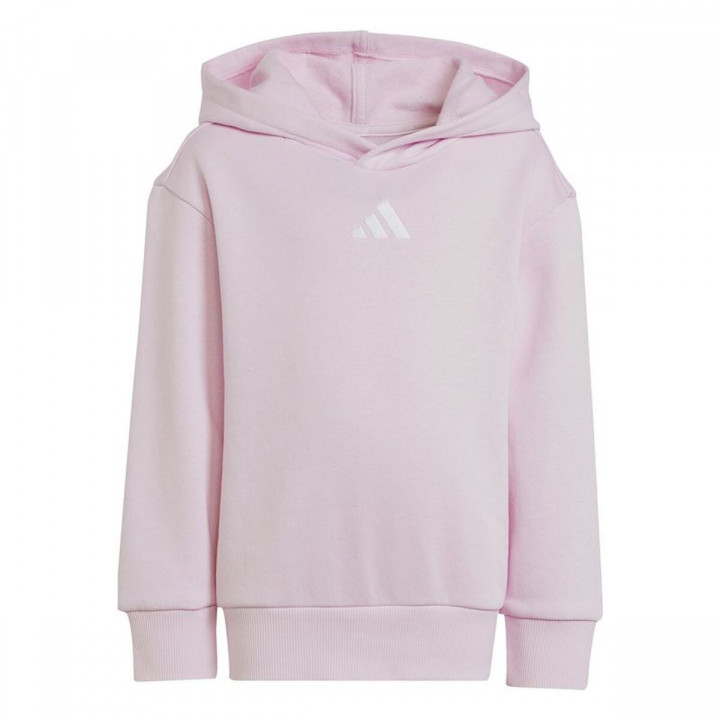 Hooded Sweatshirt for Girls Adidas LK SL FL HD Pink