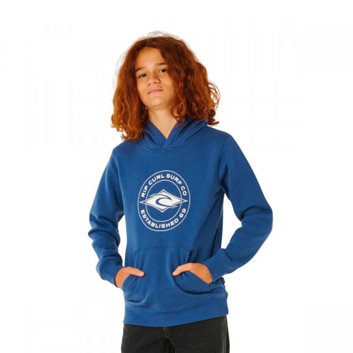 Sudadera con Capucha Niño Rip Curl Stapler Hood Azul marino