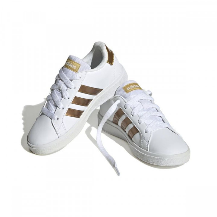 Sportschoenen voor Kinderen Adidas Grand Court 2.0 Wit