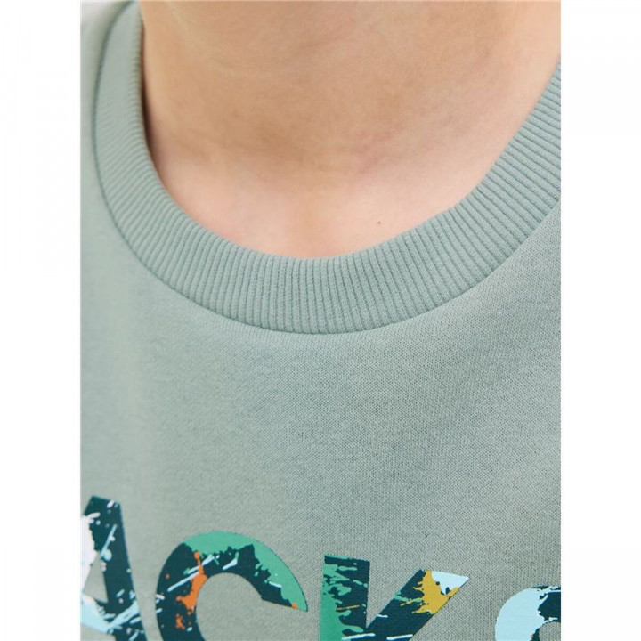 Sweat sans capuche enfant Jack & Jones Jjgeplas Crew Neck Bleu