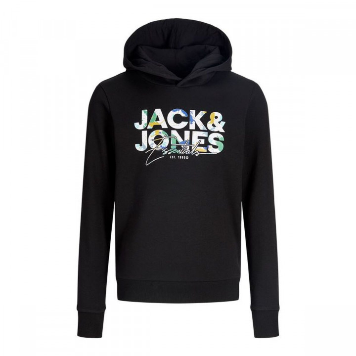 Kinderhoodie Jack & Jones Jjgeplas Zwart