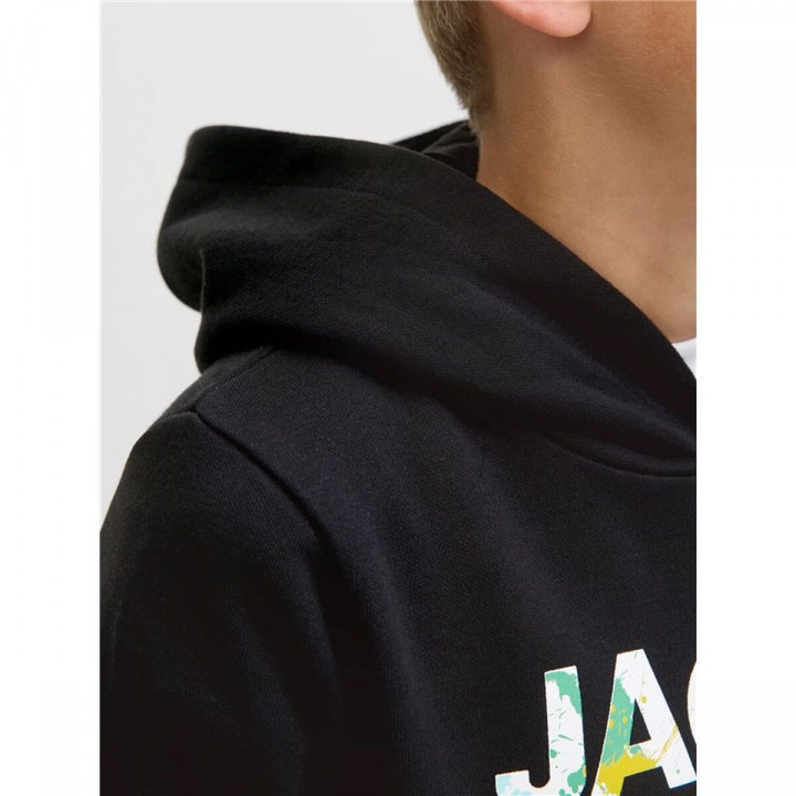 Sweat à capuche enfant Jack & Jones Jjgeplas Noir