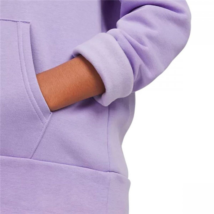 Sweatshirt mit Kapuze für Mädchen Under Armour Rival Flc Shimmer Hdy Lavendel