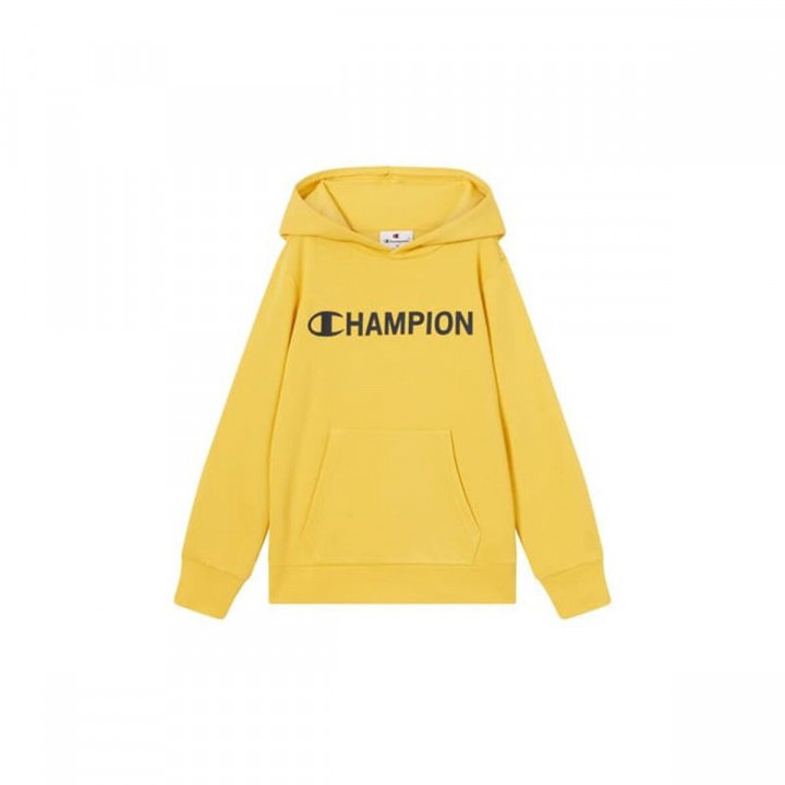 Felpa con Cappuccio Bambino Champion Graphic Shop Giallo