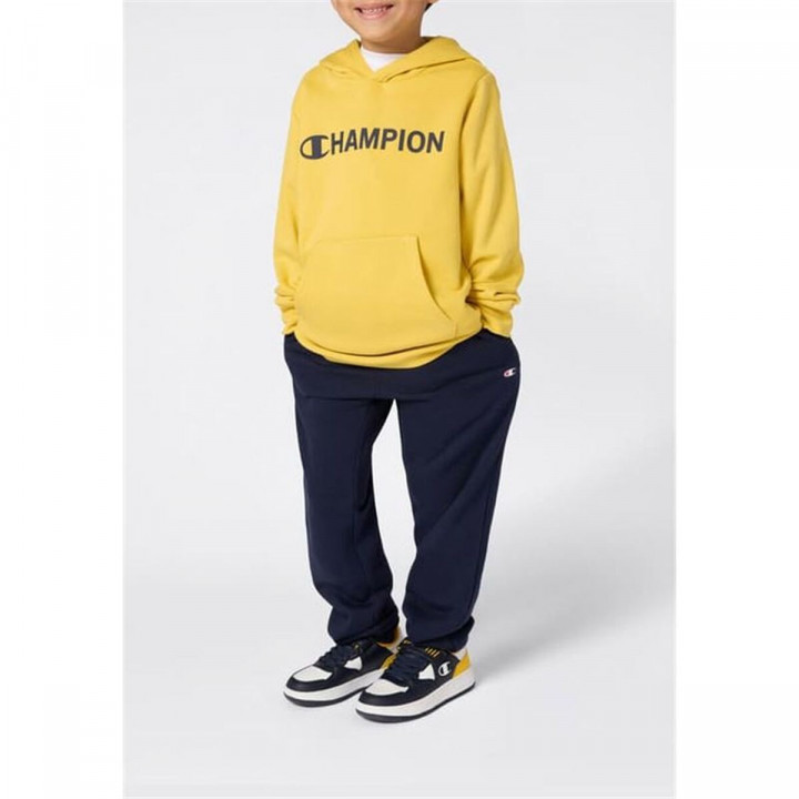 Felpa con Cappuccio Bambino Champion Graphic Shop Giallo
